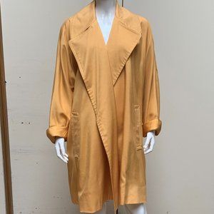 100% Silk Ellen Tracy Swing Coat